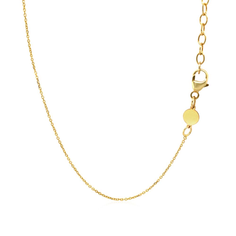 14k Yellow Gold Necklace with Bee Pendant