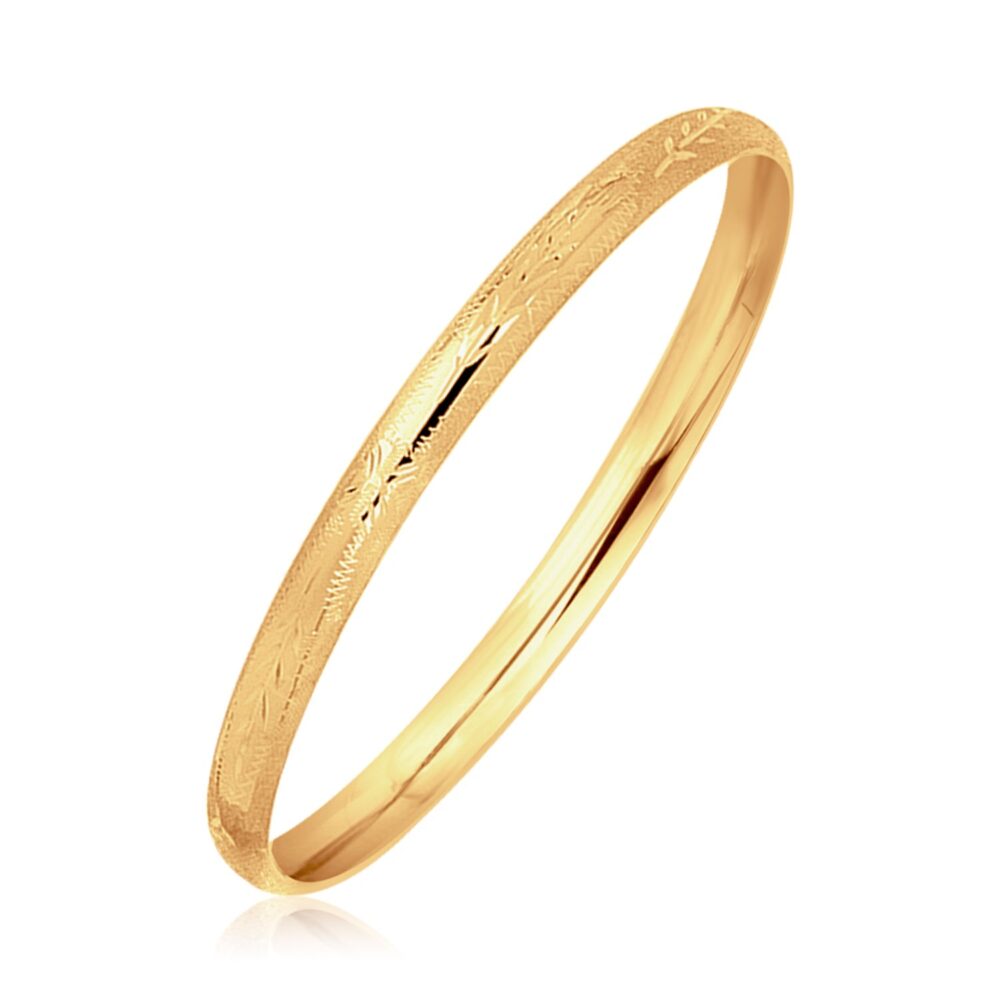 Diamond Cut Dome Children's Bracelet