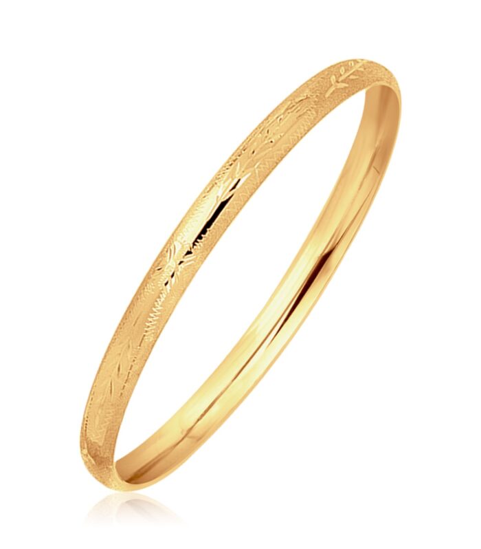 Diamond Cut Dome Children's Bracelet