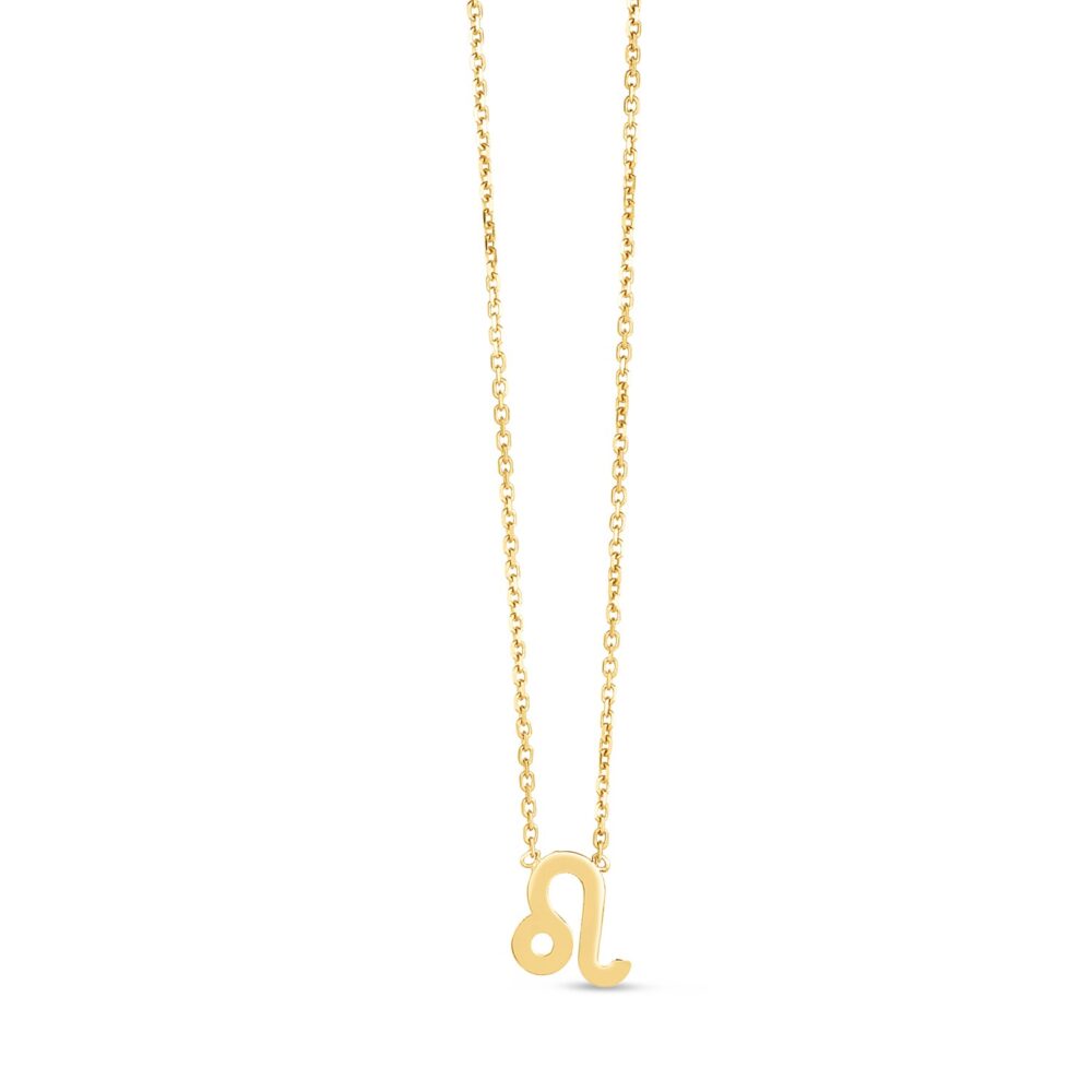 14k Yellow Gold Leo Necklace