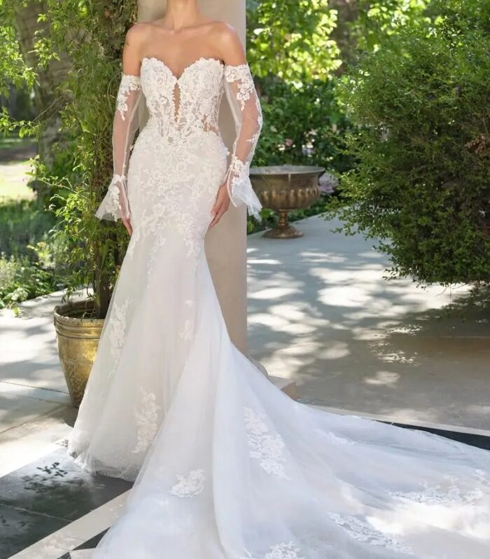 Juliette Mermaid Strapless Wedding Gown