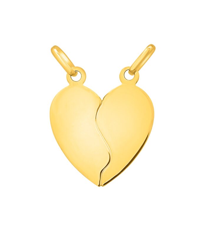 Broken Heart Double Bail Pendant