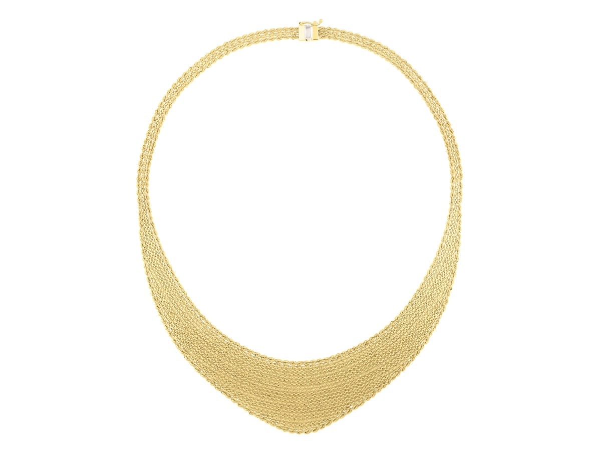 Cleopatra Gratuated Necklace in 14K Yellow Gold - Image 3
