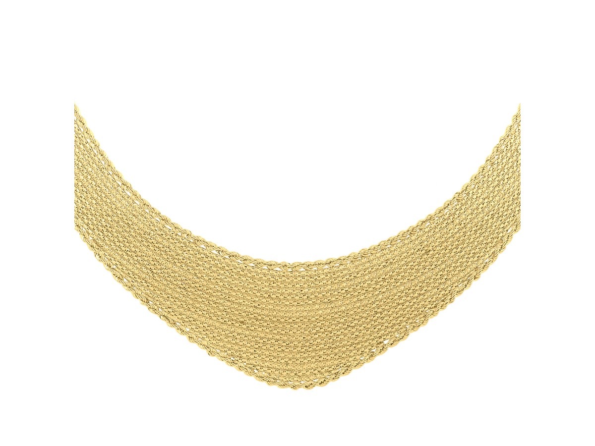 Cleopatra Gratuated Necklace in 14K Yellow Gold - Image 2