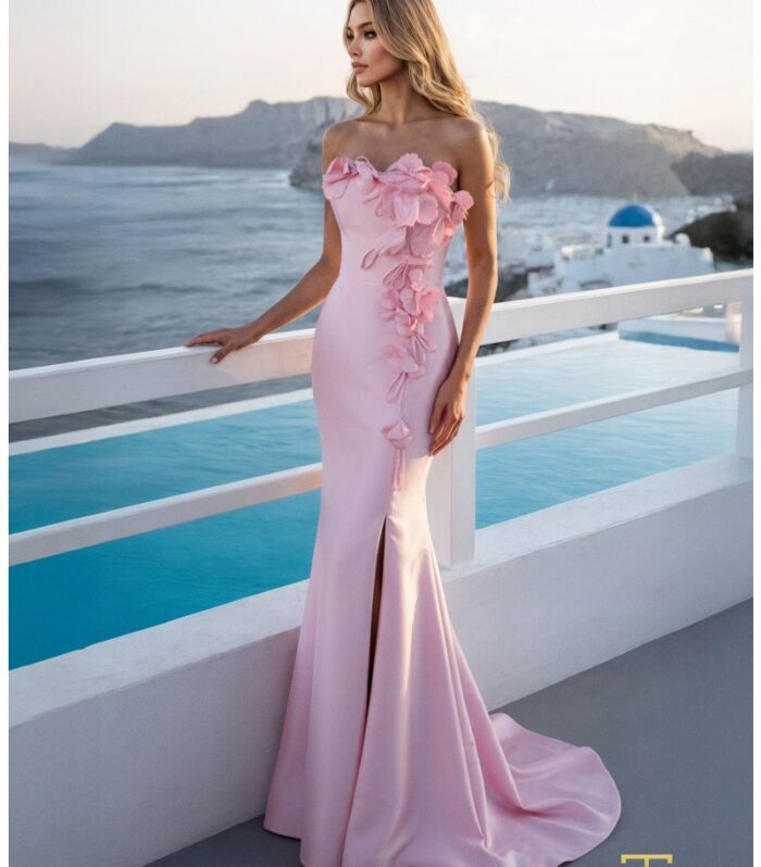 Terani Couture 261E6670 Sculpted Evening Gown – Formal Gala & Prom Dress