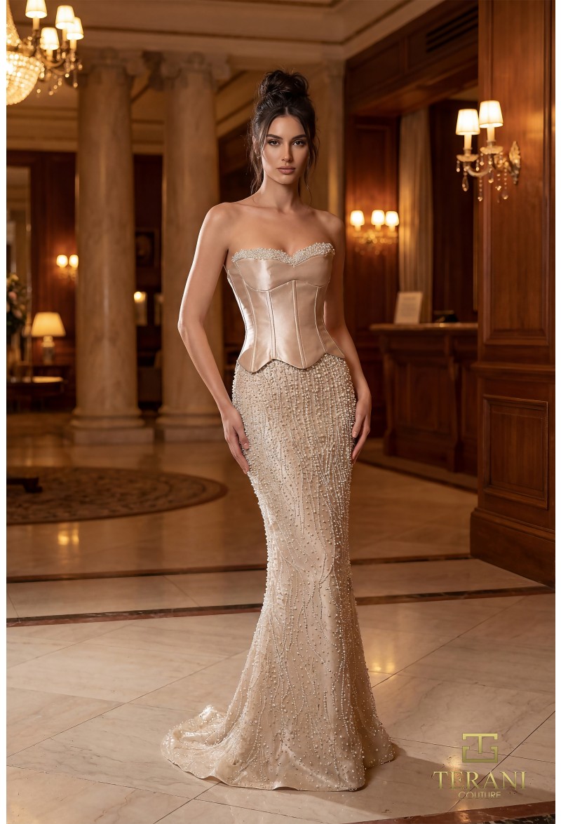 Terani Couture 261E6238 Timeless Couture Evening Gown - Image 4