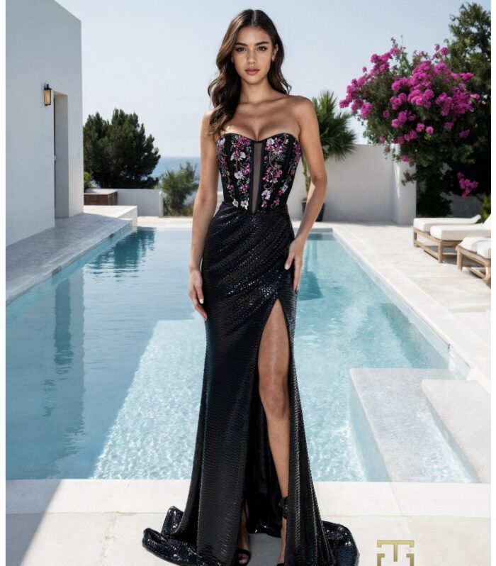 Elegant Couture Evening Gown