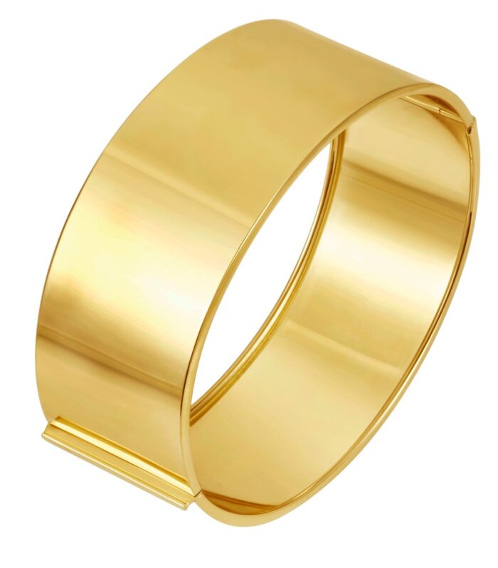Designer Bold Width Bracelet in 14K Yellow Gold (24.60 mm)
