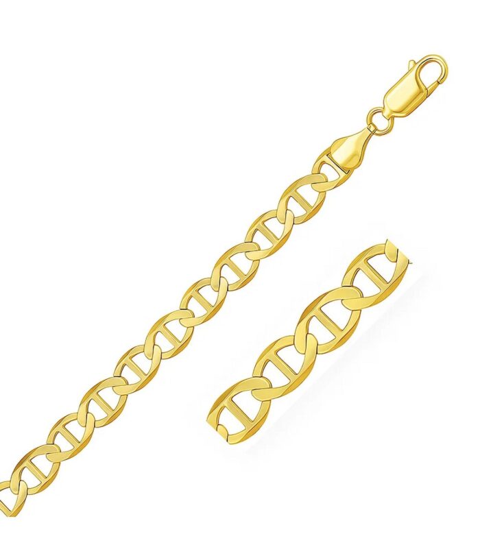 14k Yellow Gold Mariner Link Bracelet (6.30 mm)