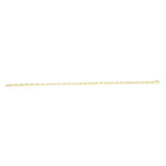 14k Yellow Gold French Cable Chain Bracelet  (2.50 mm)