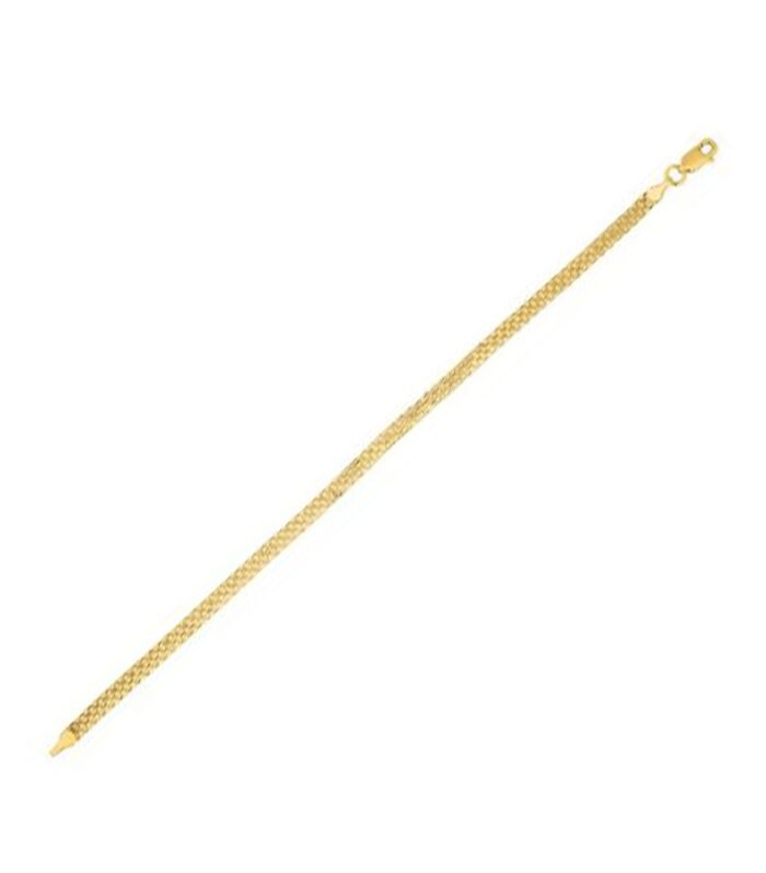 14k Yellow Gold Bismark Bracelet (3.50 mm)