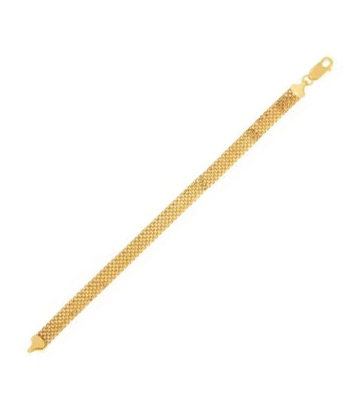 14k Yellow Gold Bismark Bracelet (7.00 mm)