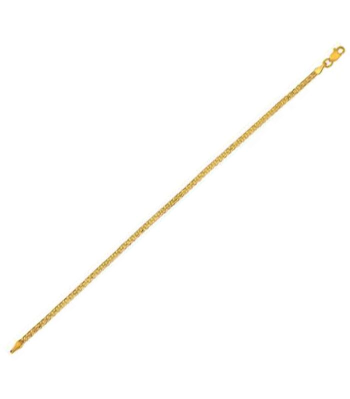 14k Yellow Gold Bismark Bracelet (2.50 mm)