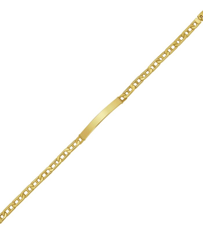 14K Yellow Gold Mariner ID Bracelet
